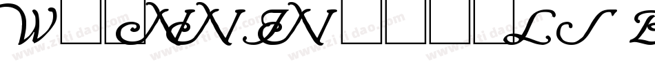 Wrenn Initials Bold字体转换